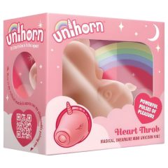   Unihorn Heart Throb - akumulátorový jednorožec dráždidlo klitorisu (růžové)