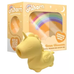  Unihorn Bean Blossom - nabíjecí stimulátor klitorisu ve tvaru jednorožce - žlutý