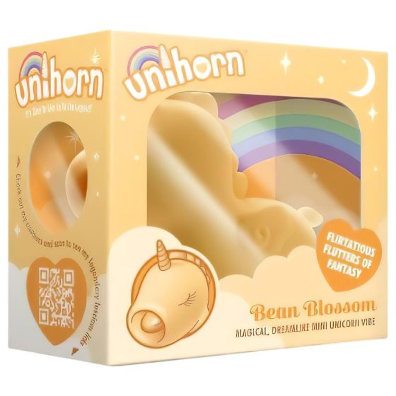 Unihorn Bean Blossom - akumulátorový jednorožec na klitoris (žlutý)