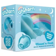   Unihorn Mount'n Peak - vibrátor na klitoris - akumulátor - modrá