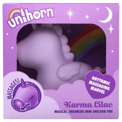   Unihorn Karma - nabíjecí vibrátor na klitoris ve tvaru jednorožce - fialový