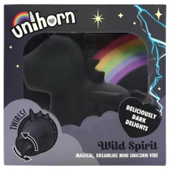  Unihorn Wild Spirit - vibrační stimulátor klitorisu - černý, dobíjecí