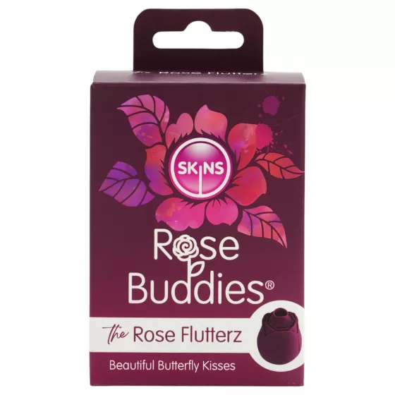 Skins Rose Flutterz - akumulátorový klitorální vibrátor (fialový)