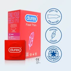   Durex ultra tenké kondomy pro ještě intenzivnější pocit (18ks)