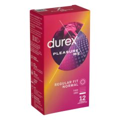   Durex Emoji PleasureMe - žebrovaný a tečkovaný kondom (12 ks)