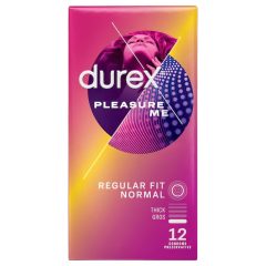   Durex Emoji PleasureMe - žebrovaný a tečkovaný kondom (12 ks)