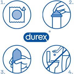 Durex Invisible Slim - tenké kondomy - 10 ks
