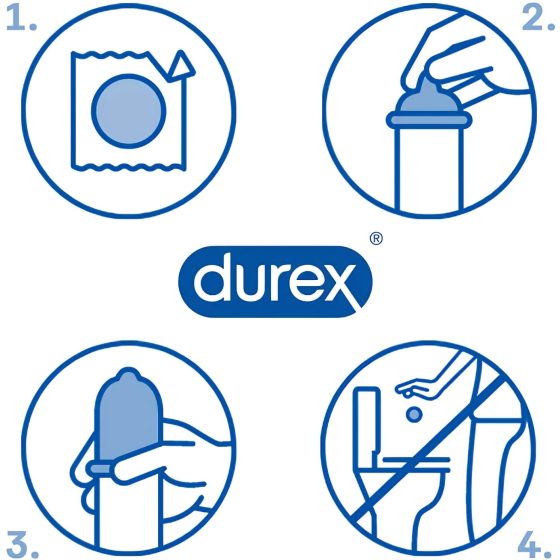 Durex Invisible Slim - tenké kondomy - 10 ks