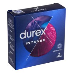 Durex Intense - vroubkovaný a tečkovaný kondom (3 ks)