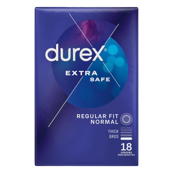 Durex - kondomy Extra Safe - extra silný latex - 18 ks