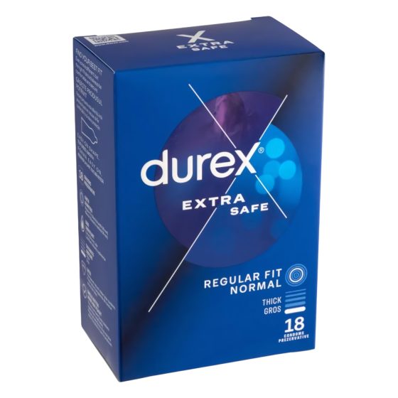 Durex - kondomy Extra Safe - extra silný latex - 18 ks
