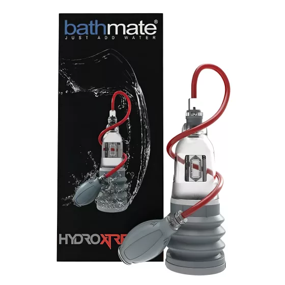 BathMate Xtreme Hydromax 3 - vakuová pumpa na penis - sada - transparentní