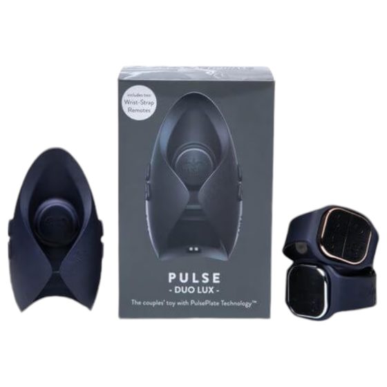 / Pulse Duo Lux - dobíjecí, rádiový párový vibrátor-masturbátor (šedý)