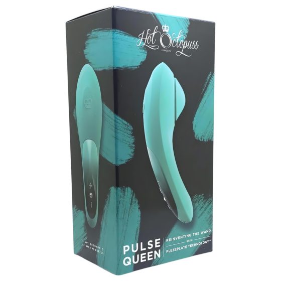 Pulse Queen - bezdrátový, vodotěsný vibrátor na klitoris (zelený)