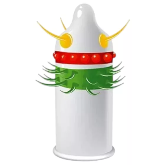 Egzo Jolly Roger - prezervativ s hroty a výstupky - 1 ks