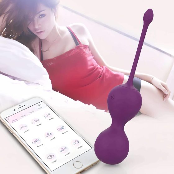 Lonely Winni - vibrační vajíčko s aplikací - růžové