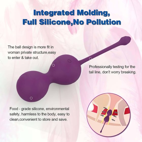 Lonely Winni - vibrační vajíčko s aplikací - růžové