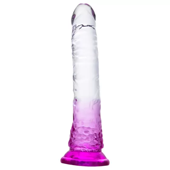Lonely Lance - přísavný dildo - fialový průhledný