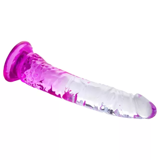 Lonely Lance - přísavný dildo - fialový průhledný
