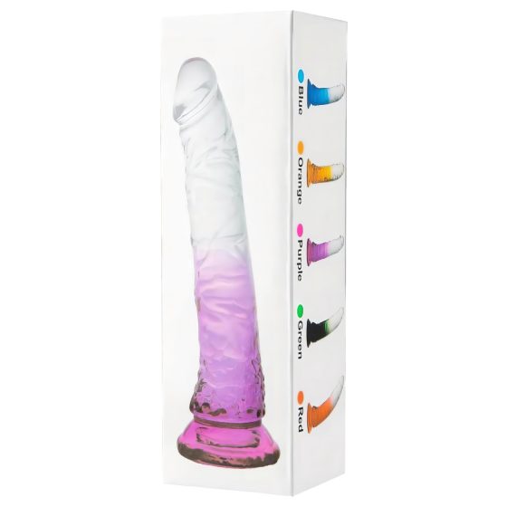 Lonely Lance - dildo s přísavkou (fialovo-průhledné)