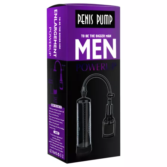Lonely Men - vakuová pumpa na penis (průhledná)