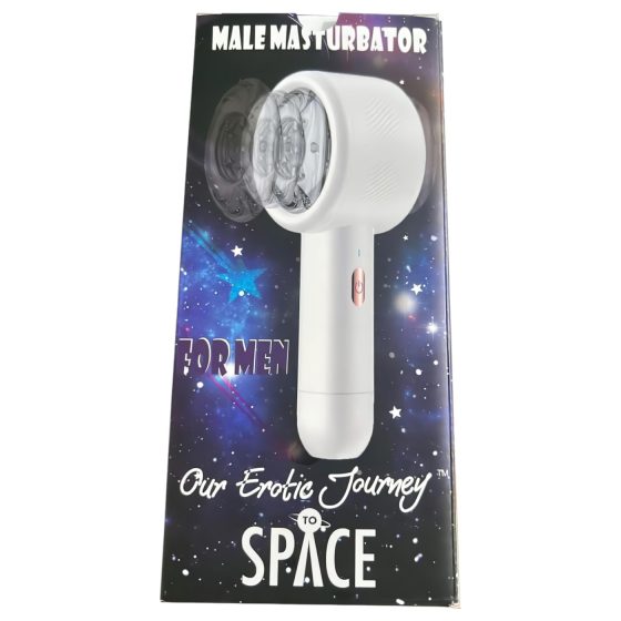 Lonely Space - akumulátorový pohyblivý masturbátor (bílý)
