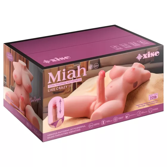 XISE Miah Lady Boy - vibrační torzo s přirážecí funkcí