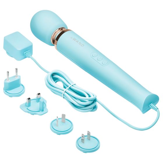 le Wand - exkluzivní masážní vibrátor na síťové napájení (modrý)