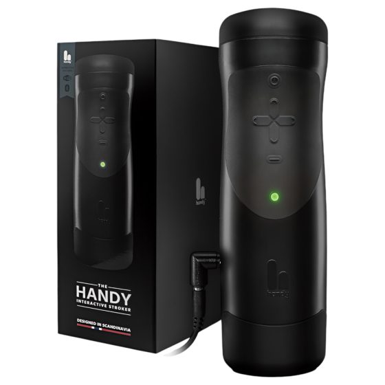 The Handy 1.1 - automatický masturbátor - chytrý VR ovladač - černý