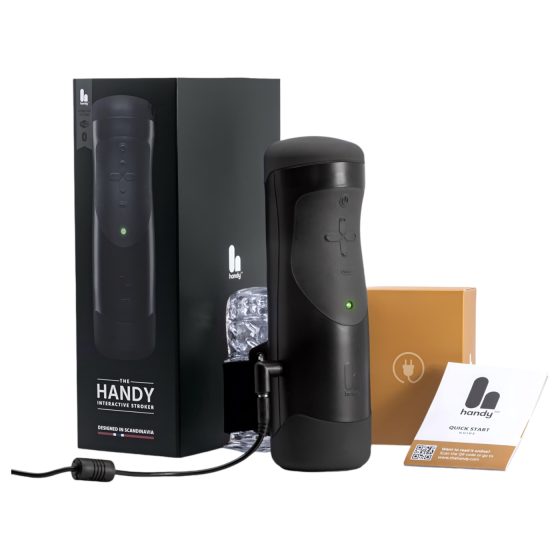 The Handy 1.1 - automatický masturbátor - chytrý VR ovladač - černý