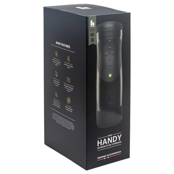 The Handy 1.1 - chytrý, síťový, VR masturbátor (černý)