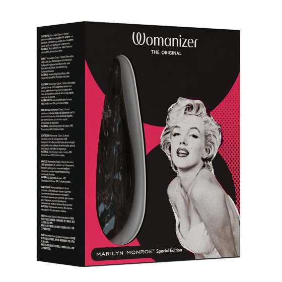 Womanizer Marilyn Monroe - bezdotykový stimulátor klitorisu (černý)