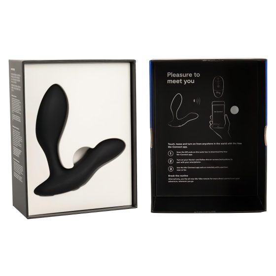 We-Vibe Vector+ - nabíjecí, chytrý anální vibrátor (černý)