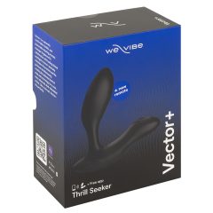   We-Vibe Vector+ - nabíjecí, chytrý anální vibrátor (černý)