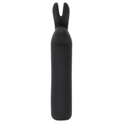   Happyrabbit Bullet - dobíjecí, králičí tyčový vibrátor (černý)
