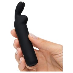   Happyrabbit Bullet - dobíjecí, králičí tyčový vibrátor (černý)