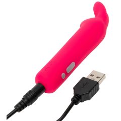   Happyrabbit - minivibrátor s králíčkem - dobíjecí - růžový