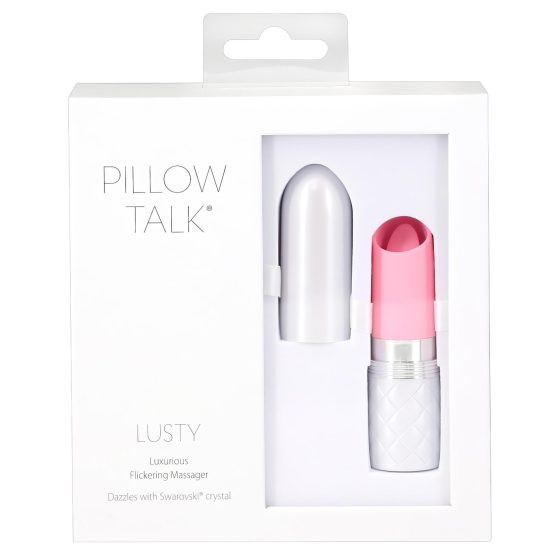 Pillow Talk Lusty - dobíjecí vibrační jazýčkový vibrátor - růžový