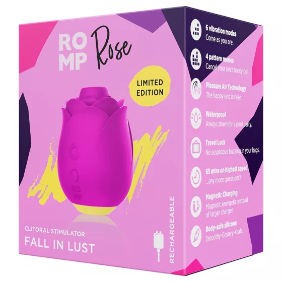 ROMP Rose - stimulátor klitorisu s vlnami vzduchu - růžový
