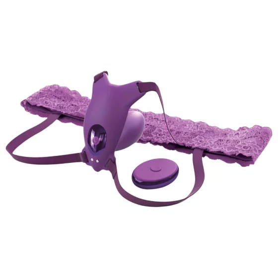 Pipedream Fantasy For Her - nositelné dildo s vestavěným vibrátorem na G‑bod (fialové)