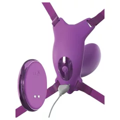   Pipedream Fantasy For Her - nositelné dildo s vestavěným vibrátorem na G‑bod (fialové)