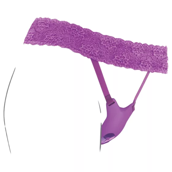 Pipedream Fantasy For Her - nositelné dildo s vestavěným vibrátorem na G‑bod (fialové)