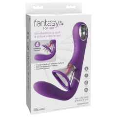   Fantasy For Her - vibrátor na G-bod a klitoris - 4 motory - fialový