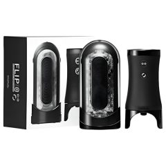   TENGA Flip 0 Electronic - automatický masturbátor (černý)