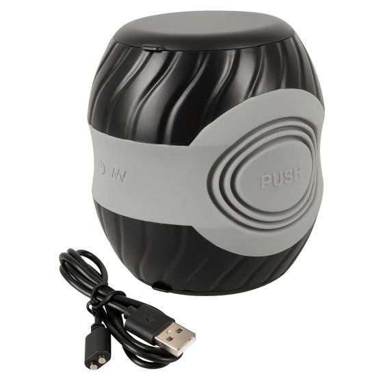 You2Toys - masturbátor se 2 motory - silikon - šedá