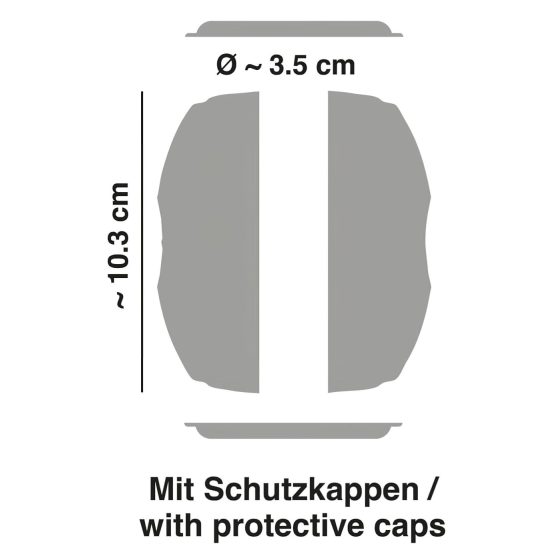 You2Toys - masturbátor se 2 motory - silikon - šedá
