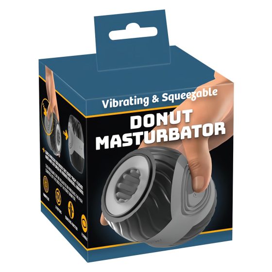 You2Toys - masturbátor se 2 motory - silikon - šedá