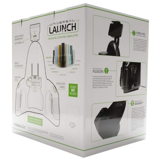 Fleshlight - univerzální adaptér na masturbátor - černý