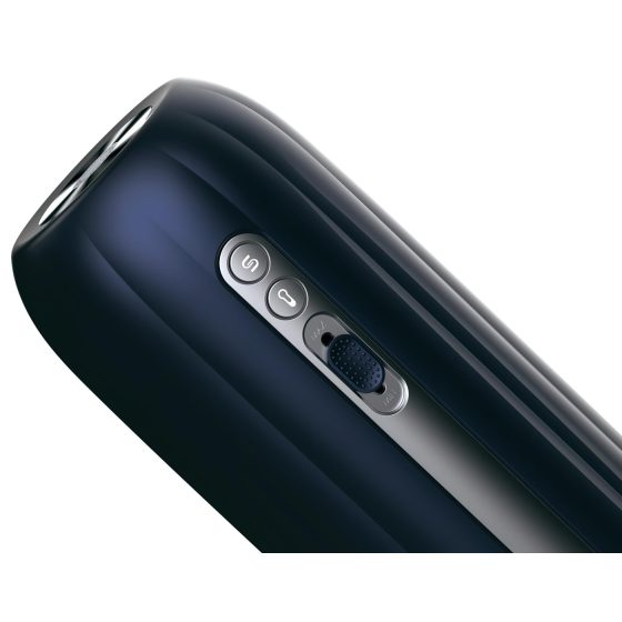 Svakom Hannes Neo - masturbační strojek s ohřevem a pohybem nahoru dolů - modrý