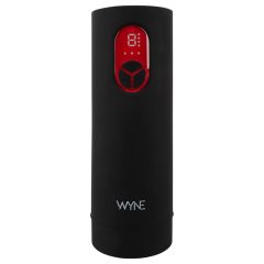   WYNE 07 - akumulátorový vibrační-sací masturbátor (černý)